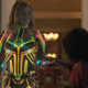 Carol Danvers and a young Monica Rambeau hanging out.
